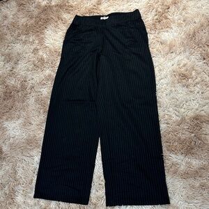 Express Charcoal Pinstripe Trousers